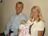 Her er jeg sammen med mor og far på dåbsdagen